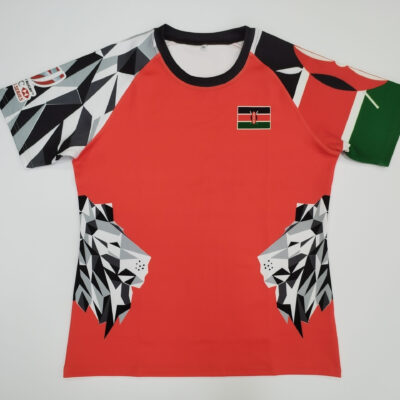 Kenya Rugby Red 2019 jersey